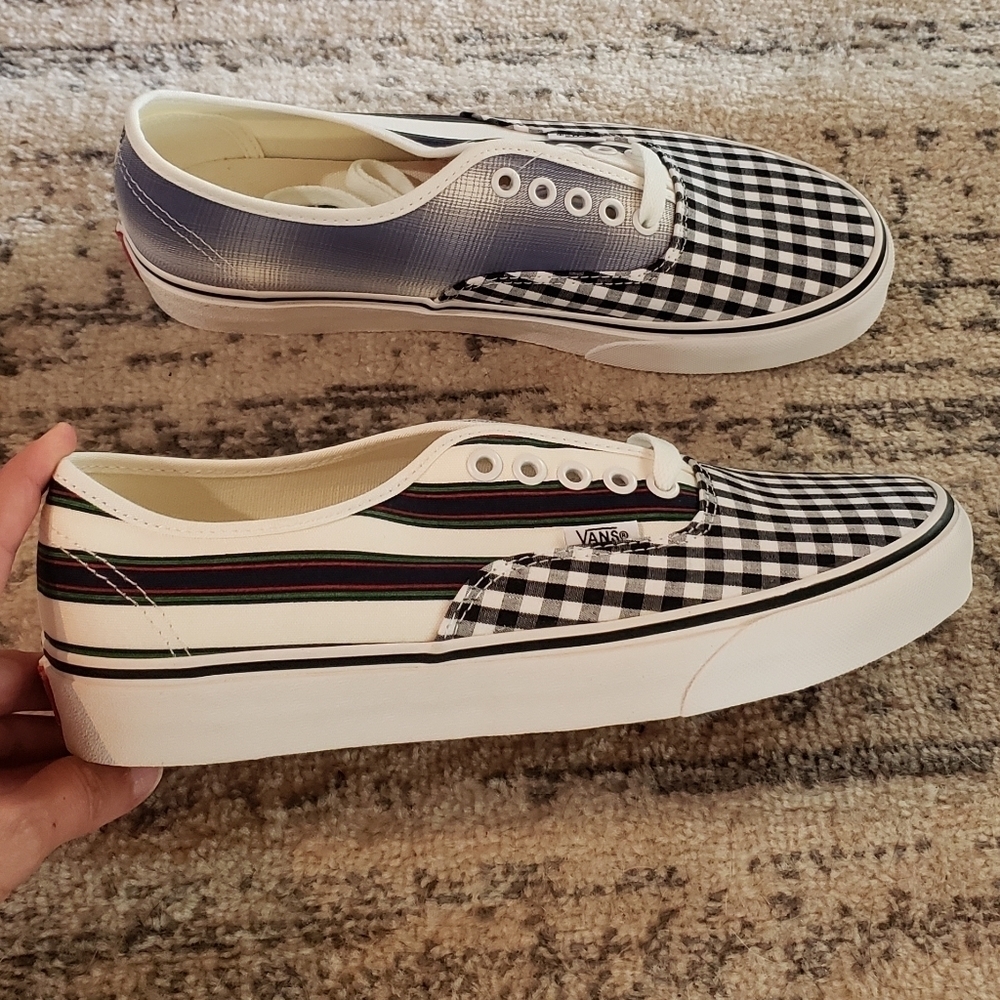 Vans Authentic Prep Retro Sneakers Plaid NEW - Picture 1 of 9
